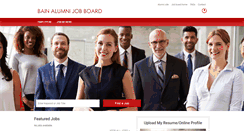 Desktop Screenshot of careercenter.bain.com